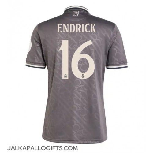 Real Madrid Endrick #16 Kolmaspaita 2024-25 Lyhythihainen